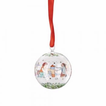 Hutschenreuther Weihnachtskugel 2025 „Weihnachtsspiele 2025“ – 6 cm