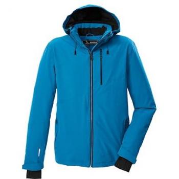 Skijacke Killtec „KSW 24 MN SKI JCKT“ – 100 % Polyester Oberstoff, Futter und Füllung, abnehmbare Kapuze