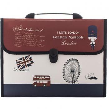 12-Pocket Expandable Accordion File Folder