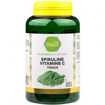 Vitamina C e Spirulina Tonus 200 Cápsulas