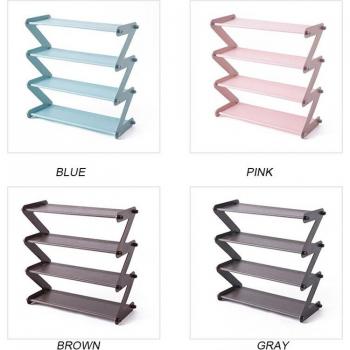 Non-Woven Fabric Shoe Rack 4/5 Layers Dustproof Organizer