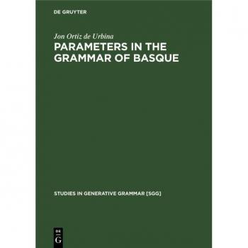 Vitalsource Technologies, Inc. Parameters in the grammar of Basque