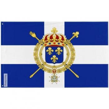 Pavillon historique maritime 1790 – 128 × 192 cm, polyester résistant