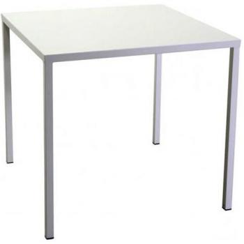 Quadro Elma in Acciaio – 80x80 cm, Finitura Bianca