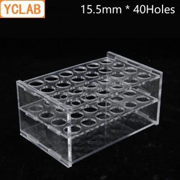 PMMA Test Tube Rack 15.5mm 40 Holes Acrylic