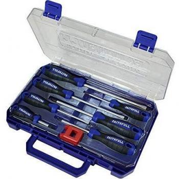 Faithfull set de 7 tournevis (plat, philips, pozi)