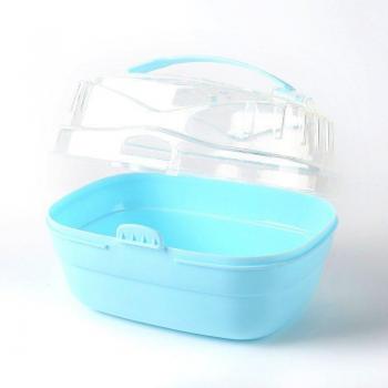 20x16x15cm Pink Blue Plastic Hamster Carrier