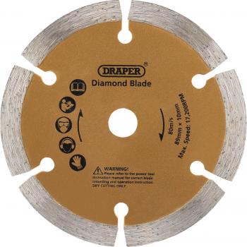 Draper 89mm Diamond Blade for Storm Force Mini Plunge Saw