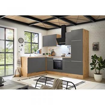 Cuisine Marleen Premium 280 cm en Gris Chêne