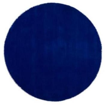 Midnight Sky Hand‑Woven Wool Carpet – 100 cm Circle