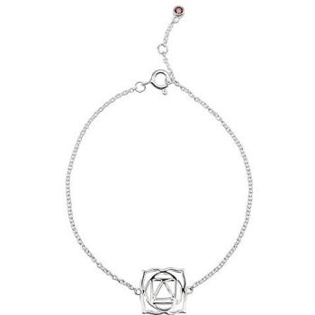 Root Chakra Sterling Silver Cable Link