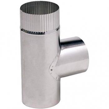 Té aluminium 90° diamètre 83 réf. 694830