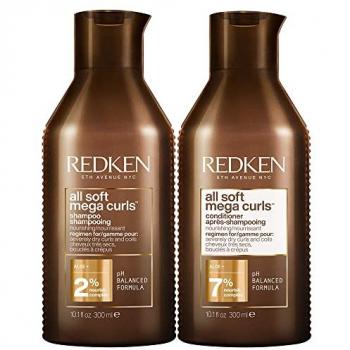 Redken All Soft Mega Curl Clear Duo – 300ml Shampoo, 300ml Conditioner