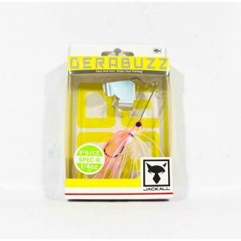 Jackall 1/4 oz Pink Pear Buzz Bait – Spec‑R Sinking Lure