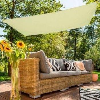 Toldo rectangular sombreo Aktive Garden UV50 color crema