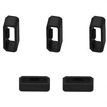 Gomas de Silicona Negras para Garmin Fenix 6s/6x/6 Pro/5x/5s/5 Plus/3/3hr