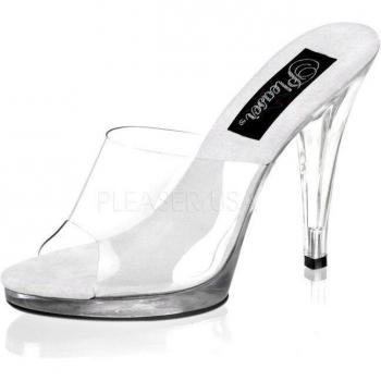 Fabulicious Stil-401 Transparente Damen Slipper