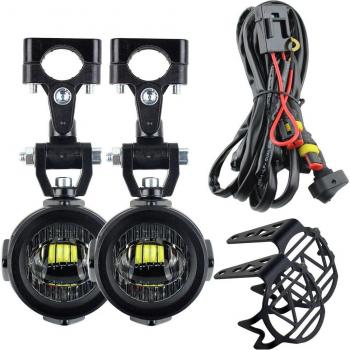 BMW R1200GS F800GS F700GS F650 K1600 LED Auxiliary Fog Lights 40W 6000K