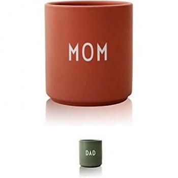 Design Letters Tazza porcellana incisione laser MOM