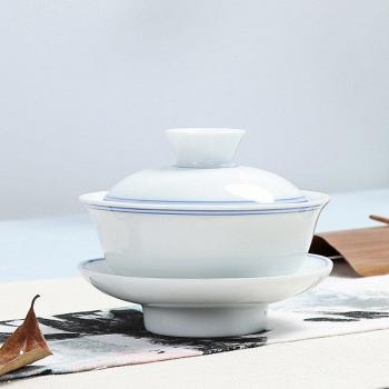 Trio de Grandes Tasses Jingdezhen – Ensemble