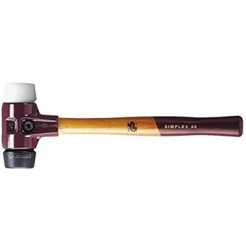 Simplex 102118 Plastic-Hammer, Red & White with Beige Handle