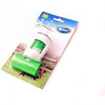 Duvo Plus Dog Waste Bag Dispenser Tube, 40 Biodegradable Bags