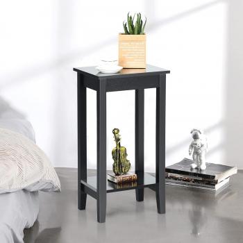 Tavolino da Salotto con Gambe in Legno Solido