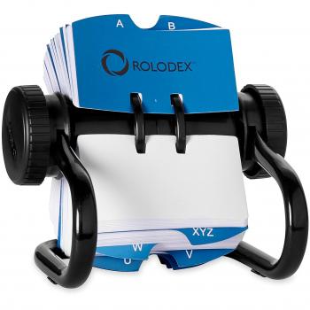 Rolodex Business Card Rack – Large, Black