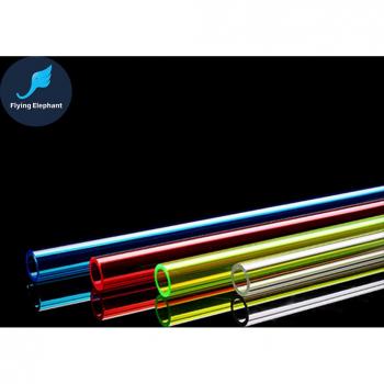 Tubo PETG Transparente 50 cm con Enfriamiento por Agua – 4 Variantes de Color (Rojo, Azul, Verde, Blanco)