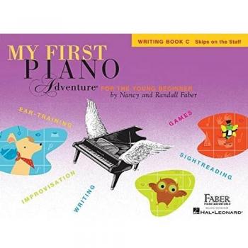 Hal Leonard My First Piano Adventure Writing Book C Skips on t