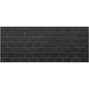 Frente Antisalpicaduras Ladrillo Negro 60x300 cm