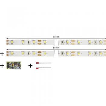 Bandeau LED TAMS Elektronik 53-01450-02-C avec module blanc chaud