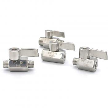 1/2 BSP Mini SUS 316L Sanitary Ball Valve