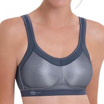 Anita Sport‑BH Momentum 95 D – Grau, nahtloses Design