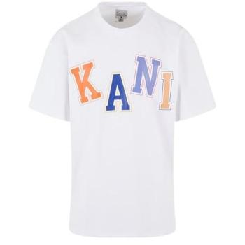 Karl Kani Rundhals Shirt – Weiß, S, 100 % Baumwolle