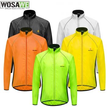Giacca ciclismo uomo L verde resistente a vento e pioggia