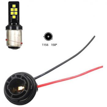 Adaptador Conector Cable Luz Señal Ba15s