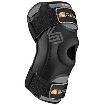 Adult Kniestütze ShockDoctor – Flex-Glied Bandage – Schwarz – S