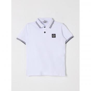 Polo Blanc Enfant Stone Island 3