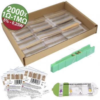 Résistance Carbone 0.25W 5% Sortie Axiale 2000 pièces