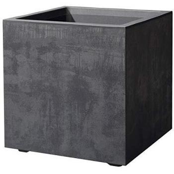 Maceta Cuadrada Deroma Quadro Millennium Antracita 39 cm