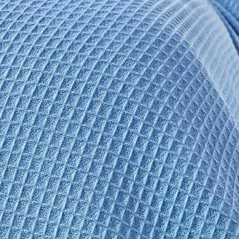 Manta Homescapes Azul Gofrada 178x228 – Algodón Orgánico