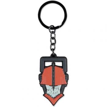 Chainsaw Man Anime Keyring Pendant – Black/Orange