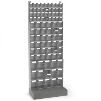 Scaffale Visual Box modulabile 3 dimensioni 13 casse 87 cassetti