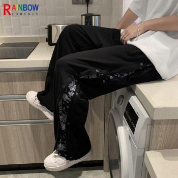 Pantalones Holgados de Bandana para Hombre