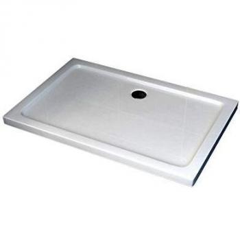 Receveur de douche 120x80 cm avec système d'évacuation