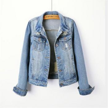 Abrigo Streetwear Vaquero 5XL Mujer