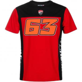 Ducati Bagnaïa VR46 – T‑shirt homme rouge