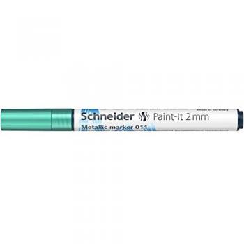 Schneider 2mm Metallicmarker grün