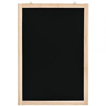 Sonata Black Wall-Mounted Blackboard Cedar Wood 40x60 cm